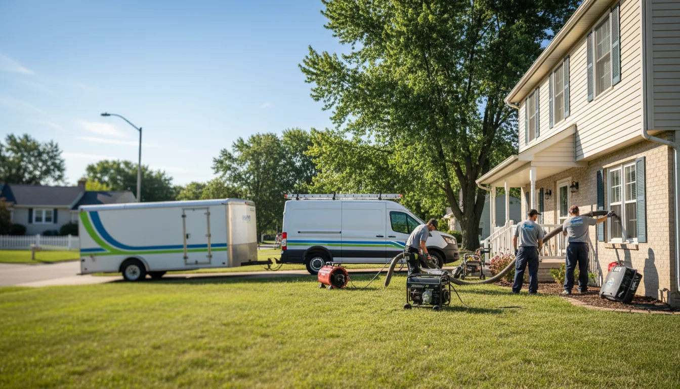 Flooded Basement Restoration And Cleanup With Repair in Tyro, KS near me